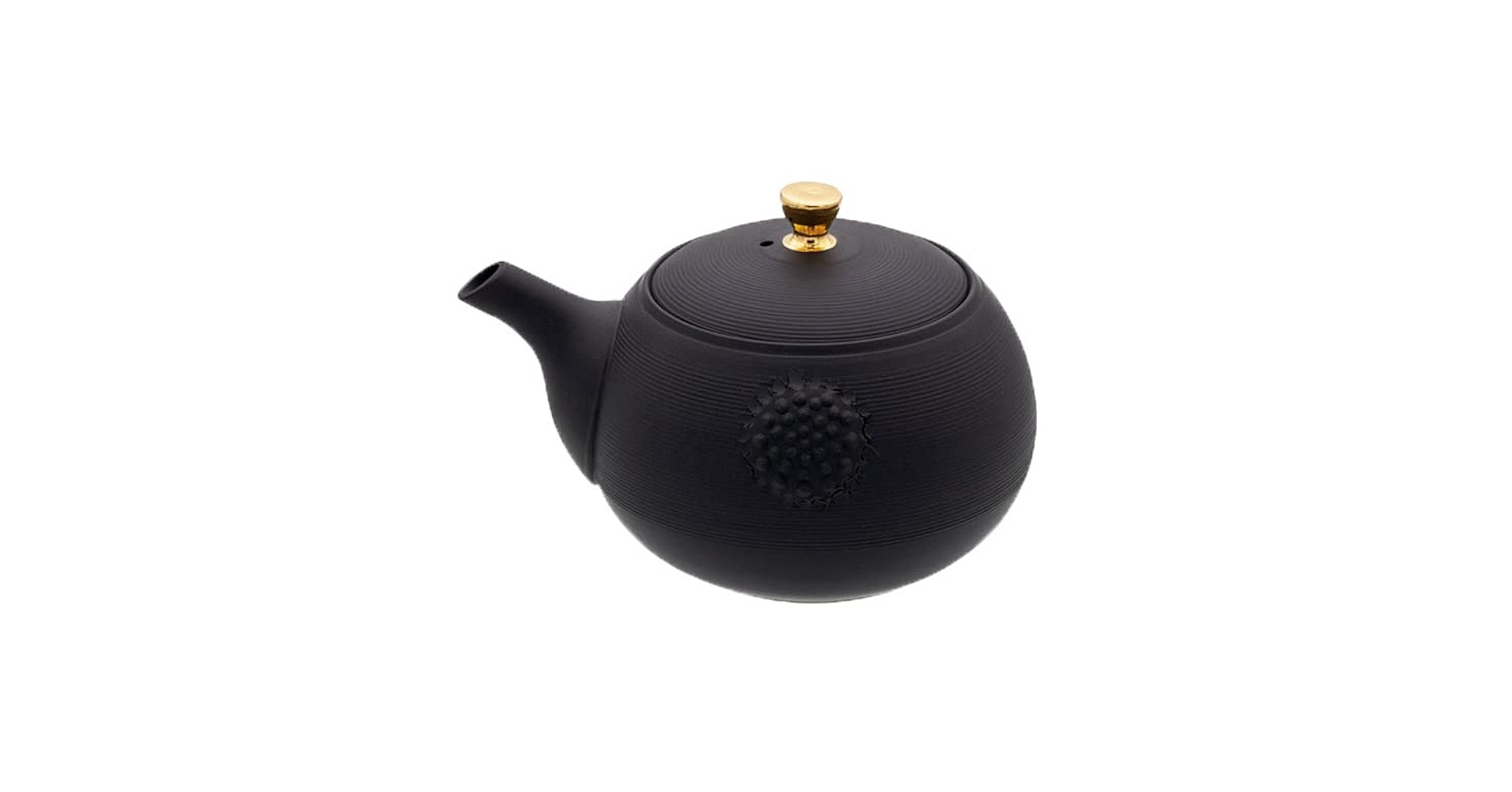 Amazon｜常滑焼 宝瓶 4-565 昭萠 11号黒泥糸目金摘宝瓶 180ml
